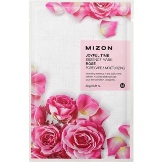 Mizon Joyful Time Rose Fugtgivende ansigts sheetmaske til opstramning af porerne 23 g - 23 g