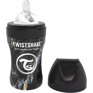 Twistshake sutteflaske i stål 2 mdr+ 260 ml - Grå marmor