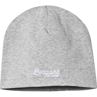 Bergans Kids' Cotton Beanie Grey Melange, 50 cm