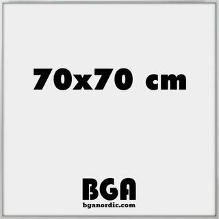 Ramme Nielsen Premium Alpha Blank Sort 70x70 cm