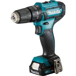 Slagskruetrækker / bor Makita HP333DWAE; 12 V; 2x2,0 Ah batt.