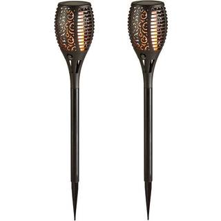 Fakler med solceller Ø9 x H58 cm 2-pk. - Garden