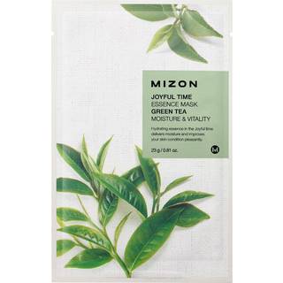 Mizon Joyful Time Green Tea Fugtgivende og revitaliserende sheetmaske 23 g - 23 g