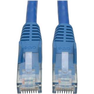 TRIPP LITE TRIPPLITE Cat6 Gigabit Snagless Molded UTP Ethernet Cable RJ45 M/M Blue 2ft. 0.61m