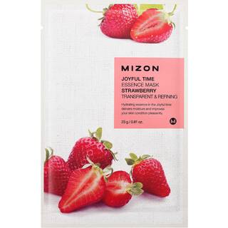 Mizon Joyful Time Strawberry Blødgørende sheetmaske 23 g - 23 g
