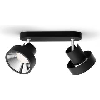 Philips Bukko LED spotlight 2X4,3W, sort