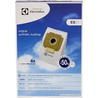 Original Støvsugerposer, syntetfiber, 4stk. + mikrofilter E51