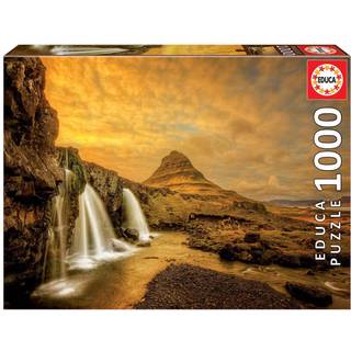 Kirkjufellsfoss Waterfall - Iceland - 1000 brikker