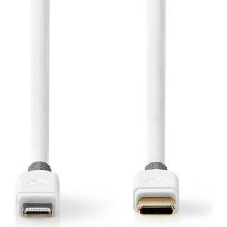USB-C til Lightning kabel - MFi Apple godkendt - Hvid - 1 m