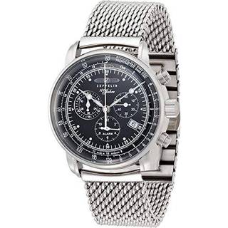 Zeppelin 7680M-2 Alarm Chronograph 100 Jahre Herrenuhr 43mm 5ATM
