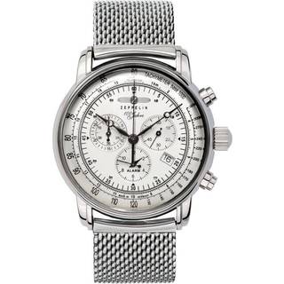Zeppelin 7680M-1 Alarm Chronograph 100 Jahre Herrenuhr 43mm 5ATM