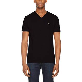 Lacoste Klassisk V-hals T-shirt i Sort til Herre (Regular Fit)