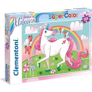 104 pcs Puzzles Kids SuperColors Unicorn