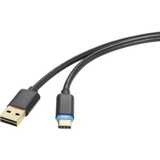 Renkforce USB-kabel USB 2.0 USB-A-hanstik, USB-C® stik