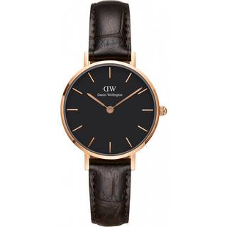 Daniel Wellington DW Watch Petite York Black Rose Gold 28mm