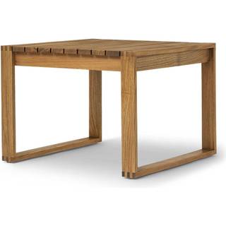 Carl Hansen - BK16 Sidobord, Outdoor, Obehandlad teak - Udendørs små borde og sideborde - Bodil Kjær - Træ farvet - Træ