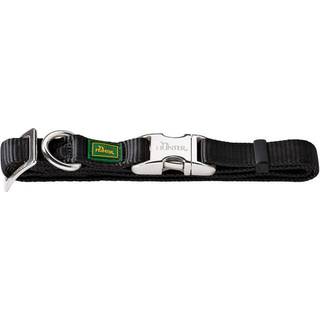HUNTER Nylonhalsbånd Alu-Strong Basic L 40-55 cm sort