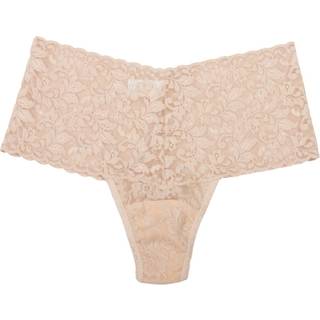 Hanky Panky Signature Lace Retro Thong - Beige - One Size