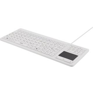 Deltaco TB-506 - Tastatur - Nordisk - Hvid