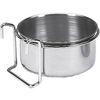 Rustfri stålskål med holder - 10,0 cm 0,25 ltr med krog