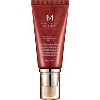 Missha M Perfect Cover BB creme Høj solbeskyttelse Skygge No. 25 Warm Beige SPF42/PA+++ 50 ml - 50 ml
