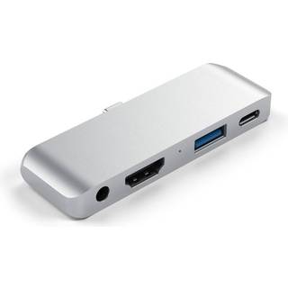Satechi USB-C Mobile Pro Hub til tablets og mobiler, Space Grey