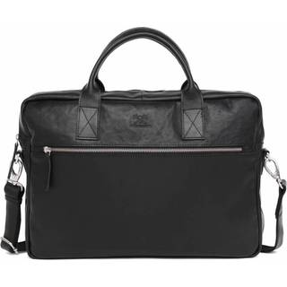 Adax Catania Tobias computertaske I skind (BLACK)