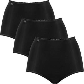 Sloggi 3-pak 24 7 Microfibre Maxi Briefs - Black - 38