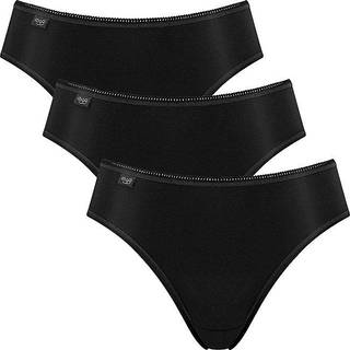 Sloggi 3-pak 24 7 Microfibre Tai Briefs - Black - 38
