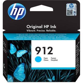 HP 912 / 3YL77AE - Cyan Ink - Blækpatron Cyan