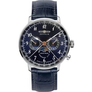 Zeppelin 7036-3 Herrenuhr LZ129 Hindenburg Mondphase