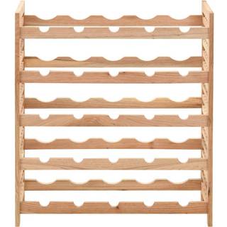Vinreol Til 25 Flasker 63X25X73 Cm Massivt Valnøddetræ