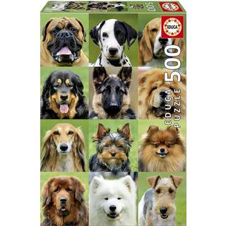 Dogs Collage - 500 brikker