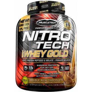 MUSCLETECH NITRO-TECH 100% WHEY GOLD 2270 g -Double Chocolate