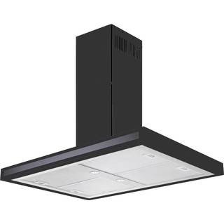 Silverline PE113-90SR Sort Frithængende Emhætte - Farve: Sort