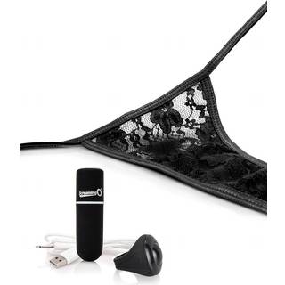 MySecret Skrigende Trusse - trådløs vibrator - hvid (S-L)