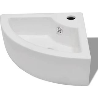 håndvask med overløb 45 x 32 x 12,5 cm hvid