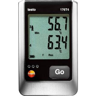 Testo 176 T4 Datalogger temperatur, 4 kanaler