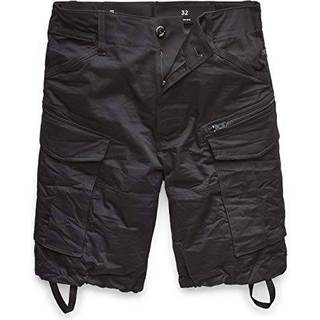 Rovic Zip Relaxed Shorts - Black - Men