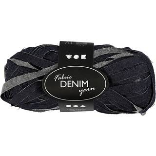 Denim Stofgarn - Blå, 45m, 100g til Strik og Hækling