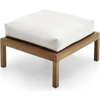 Skagerak, Virkelyst Pouf Golden Yellow Stripe Teak