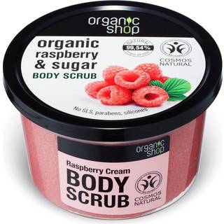 Organic Shop Raspberry & Sugar Mild bodyskrub 250 ml - 250 ml