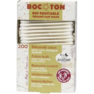 Bocoton Bio vatpinde med papirpind - 200 stk.
