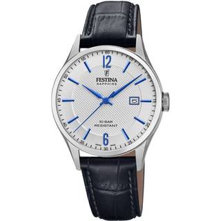 Festina Swiss Made herreur i stål med grå urskive