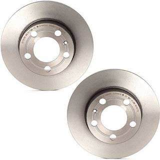 Brembo 08.7165.11 UV -belagd solid bakre bromsrotor Audi/Seat/Skoda/Skoda (SVW)/VW/VW (FAW)/VW (SVW)/Zhonghua (Brilliance) OE# 1J0615601N