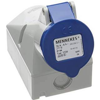 Mennekes Cee vægudtag 3 polet 16a 230v ip44, h6
