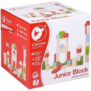 Classic World Wooden Blocks Junior 50 pcs.