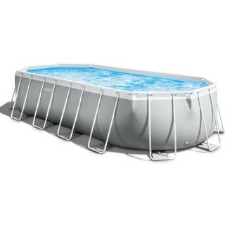 Pool Prism Frame Oval 18.202L 610x305x12 Intex Pool og badeudstyr 26798NP