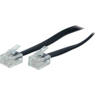 Telefonkabel - RJ11 - 6/4 - 6/4 - 10 meter