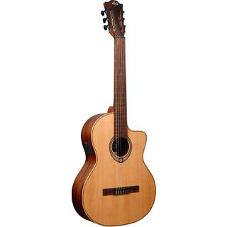 LAG Occitania 170 OC170CE 4/4 Natural Klassisk guitar med forforstærker